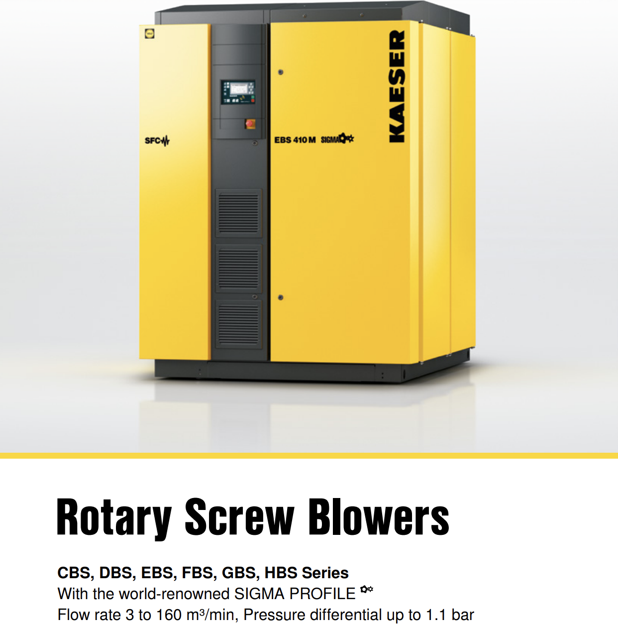 ROTARY SCREW BLOWERS